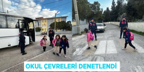 OKUL ÇEVRELERİ DENETLENDİ