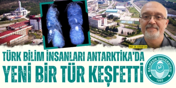 TÜRK BİLİM İNSANLARI ANTARKTİKA’DA YENİ BİR TÜR KEŞFETTİ