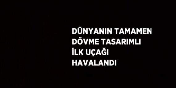 DÜNYANIN TAMAMEN DÖVME TASARIMLI İLK UÇAĞI HAVALANDI