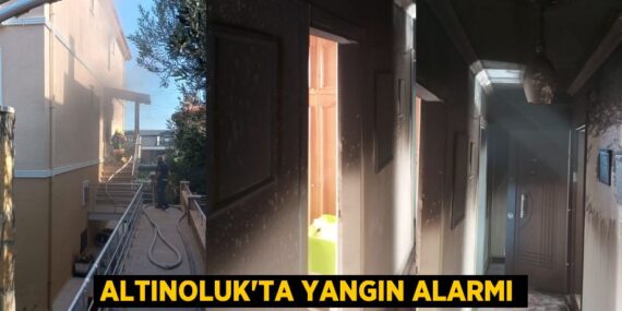 ALTINOLUK’TA YANGIN ALARMI