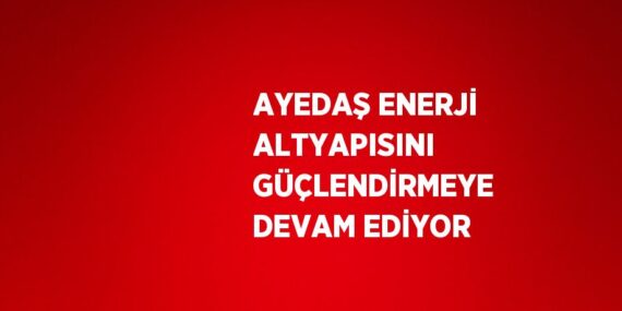 AYEDAŞ ENERJİ ALTYAPISINI GÜÇLENDİRMEYE DEVAM EDİYOR