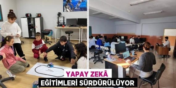YAPAY ZEKÂ EĞİTİMLERİ SÜRDÜRÜLÜYOR