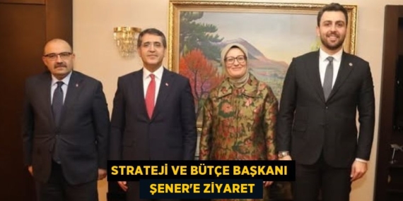 STRATEJİ VE BÜTÇE BAŞKANI   ŞENER’E ZİYARET