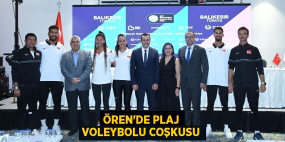 ÖREN’DE PLAJ VOLEYBOLU COŞKUSU
