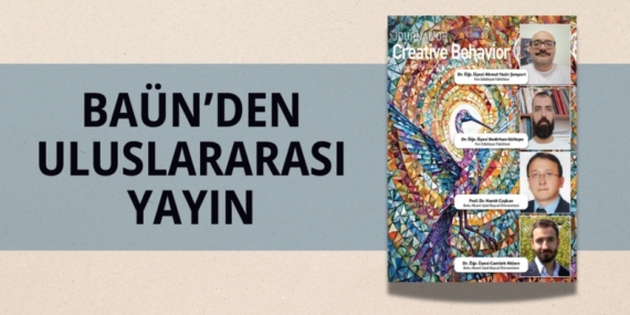 BAÜN’DEN ULUSLARARASI YAYIN