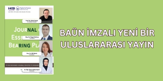 BAÜN İMZALI YENİ BİR ULUSLARARASI YAYIN