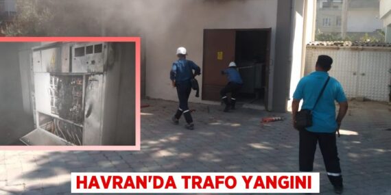 Havran’da trafo yangını