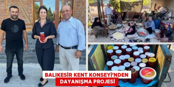 BALIKESİR KENT KONSEYİ’NDEN   DAYANIŞMA PROJESİ