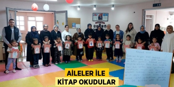 AİLELER İLE KİTAP OKUDULAR