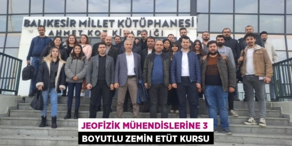 JEOFİZİK MÜHENDİSLERİNE 3 BOYUTLU ZEMİN ETÜT KURSU