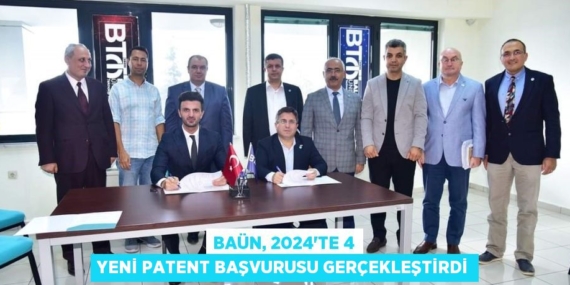 BAÜN, 2024’TE 4 YENİ PATENT BAŞVURUSU GERÇEKLEŞTİRDİ