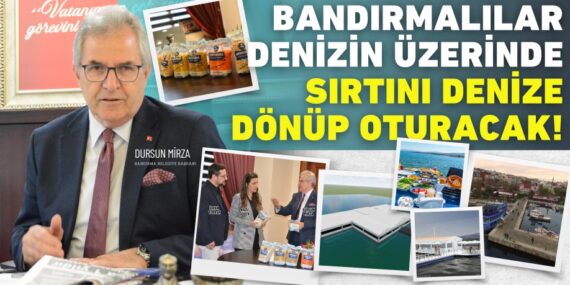 BANDIRMALILAR DENİZİN ÜZERİNDE  SIRTINI DENİZE DÖNÜP OTURACAK!