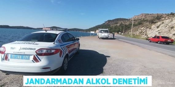 JANDARMADAN ALKOL DENETİMİ