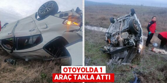 OTOYOLDA 1 ARAÇ TAKLA ATTI