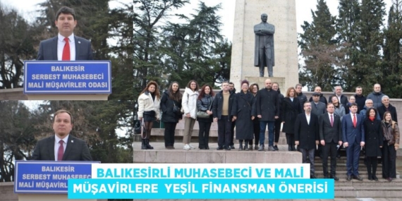 Balıkesirli muhasebeci ve mali müşavirlere  YEŞİL FİNANSMAN ÖNERİSİ