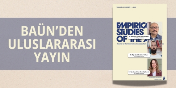 BAÜN’DEN ULUSLARARASI YAYIN