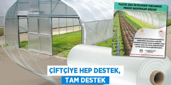 ÇİFTÇİYE HEP DESTEK,  TAM DESTEK