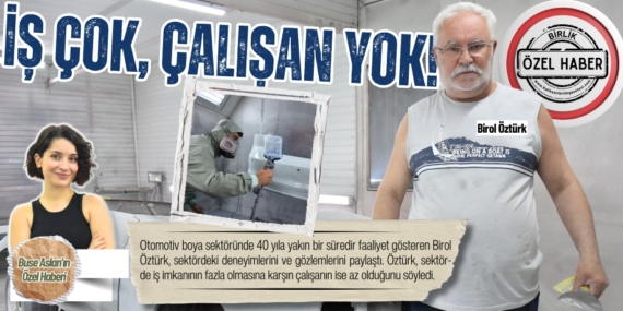 İŞ ÇOK, ÇALIŞAN YOK!