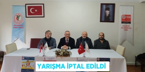 YARIŞMA İPTAL EDİLDİ