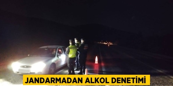 JANDARMADAN ALKOL DENETİMİ