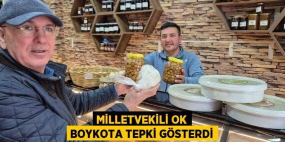 MİLLETVEKİLİ OK BOYKOTA TEPKİ GÖSTERDİ