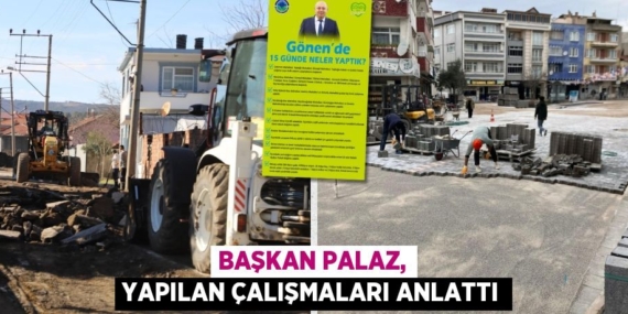 BAŞKAN PALAZ, YAPILAN ÇALIŞMALARI ANLATTI
