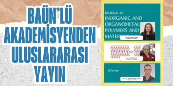 BAÜN’LÜ AKADEMİSYENDEN ULUSLARARASI YAYIN