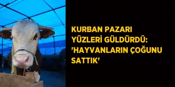 KURBAN PAZARI YÜZLERİ GÜLDÜRDÜ: ‘HAYVANLARIN ÇOĞUNU SATTIK’