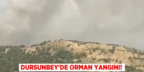 DURSUNBEY’DE ORMAN YANGINI!
