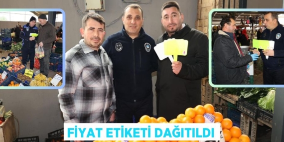 FİYAT ETİKETİ DAĞITILDI