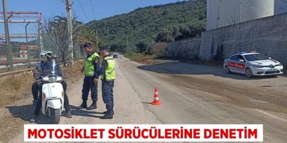 MOTOSİKLET SÜRÜCÜLERİNE DENETİM