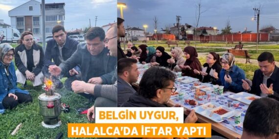 BELGİN UYGUR, HALALCA’DA İFTAR YAPTI