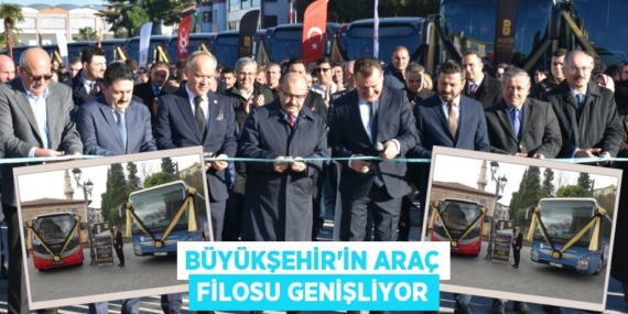 BÜYÜKŞEHİR’İN ARAÇ FİLOSU GENİŞLİYOR