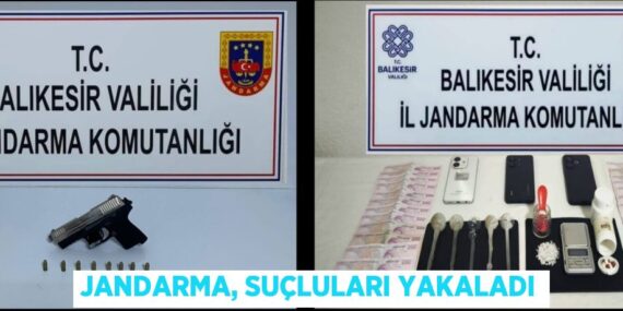 JANDARMA, SUÇLULARI YAKALADI