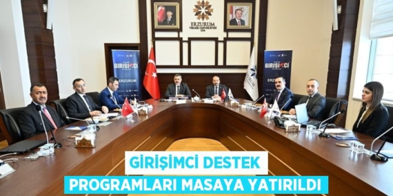 GİRİŞİMCİ DESTEK PROGRAMLARI MASAYA YATIRILDI