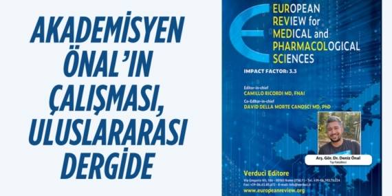 AKADEMİSYEN ÖNAL’IN ÇALIŞMASI,  ULUSLARARASI DERGİDE