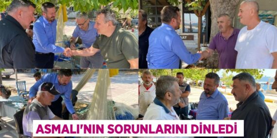 Asmalı’nın sorunlarını dinledi