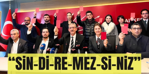 “SİN-Dİ-RE-MEZ-Sİ-NİZ”