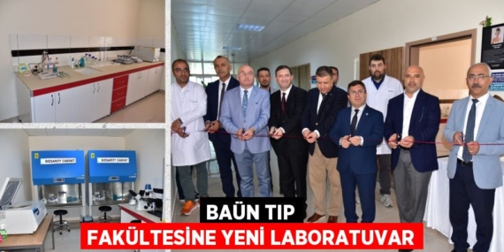 BAÜN TIP FAKÜLTESİNE YENİ LABORATUVAR