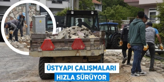 ÜSTYAPI ÇALIŞMALARI HIZLA SÜRÜYOR