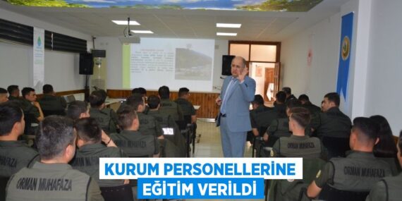 KURUM PERSONELLERİNE EĞİTİM VERİLDİ