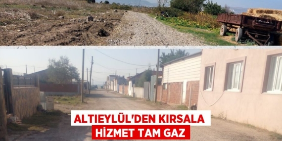 ALTIEYLÜL’DEN KIRSALA HİZMET TAM GAZ