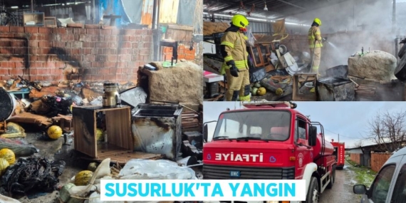 SUSURLUK’TA YANGIN