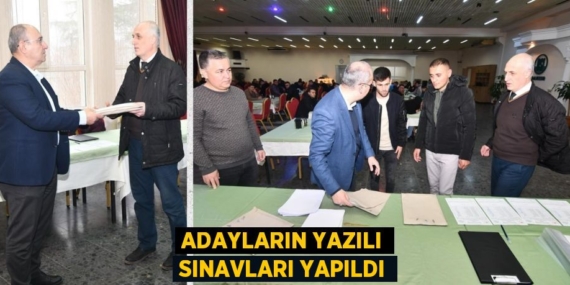ADAYLARIN YAZILI SINAVLARI YAPILDI