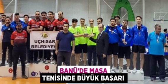 BANÜ’DE MASA TENİSİNDE BÜYÜK BAŞARI