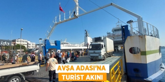 AVŞA ADASI’NA  TURİST AKINI