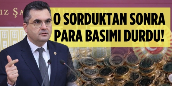 O SORDUKTAN SONRA  PARA BASIMI DURDU!