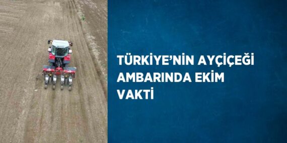 TÜRKİYE’NİN AYÇİÇEĞİ AMBARINDA EKİM VAKTİ