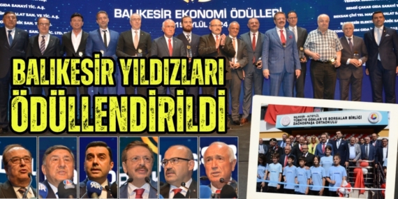 BALIKESİR YILDIZLARI  ÖDÜLLENDİRİLDİ