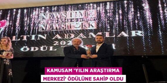 KAMUSAM ‘YILIN ARAŞTIRMA MERKEZİ’ ÖDÜLÜNE SAHİP OLDU
